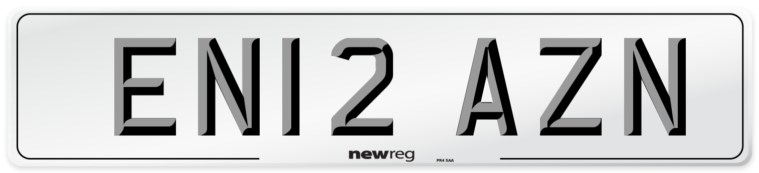 EN12 AZN Number Plate from New Reg